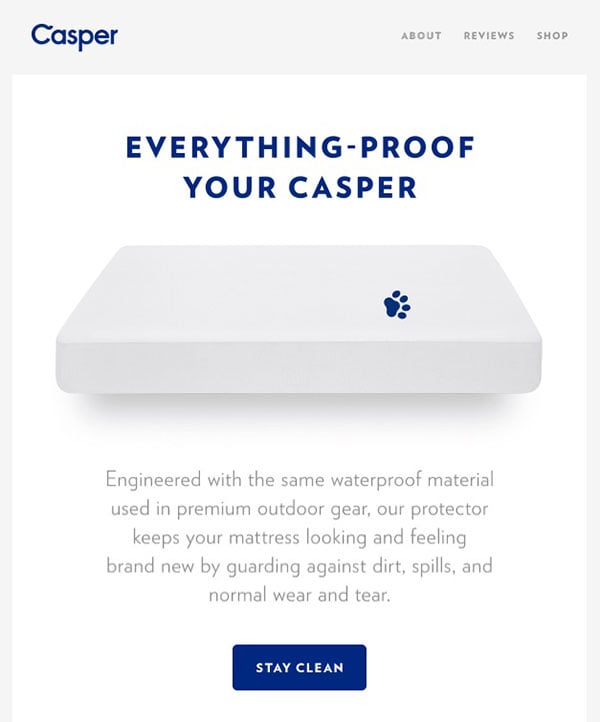 Casper Email CTA