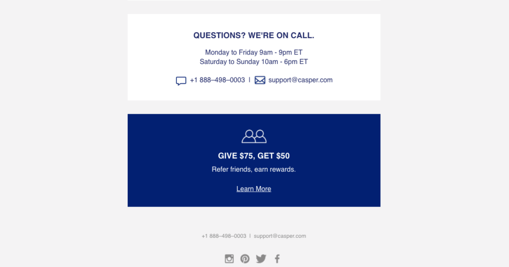 46 Casper_s Referral Program in Email Footer