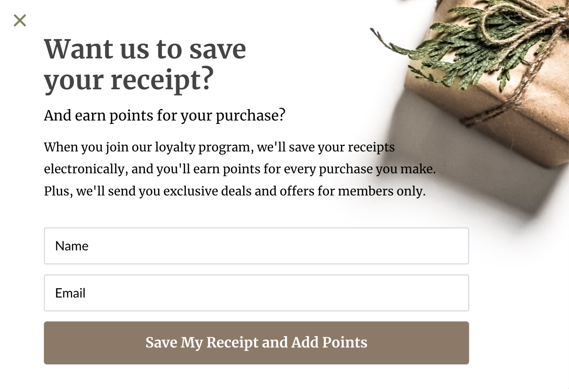 Ein ähnliches Pop-up erstellen