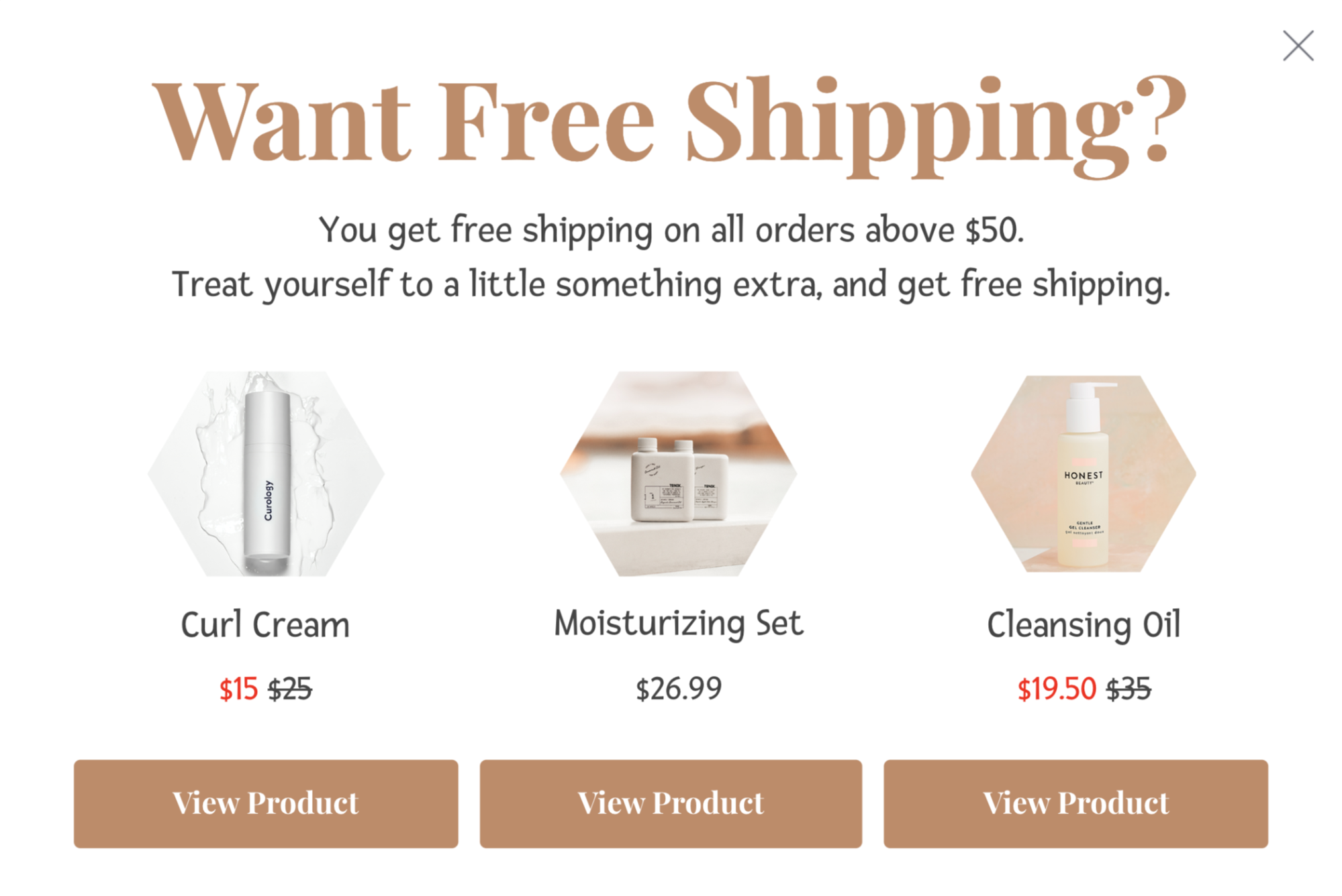 Ein ähnliches Pop-up erstellen