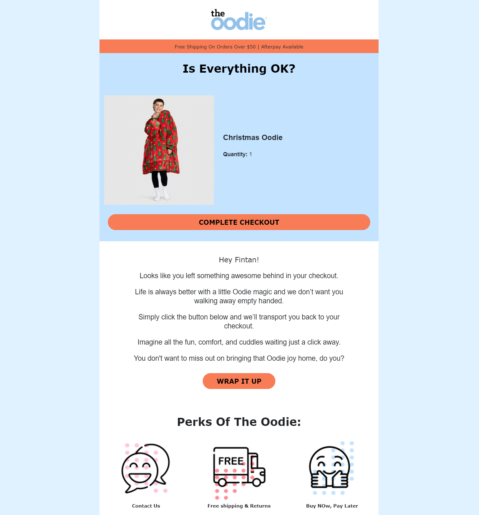 Oodie Cart Abandonment Amazing Shopify Tips